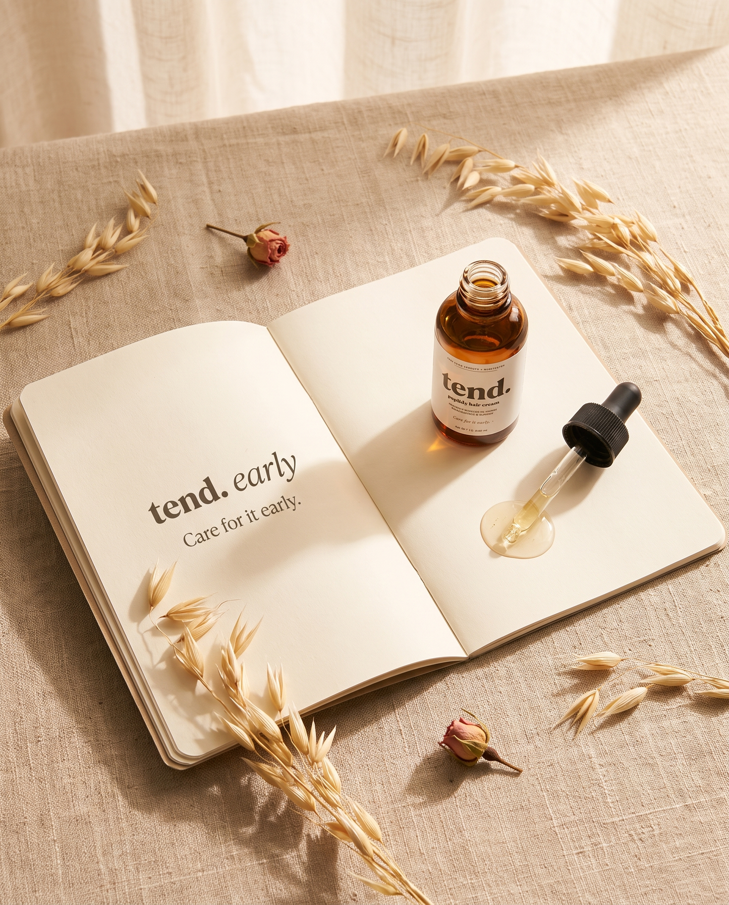 tend. early starter — Serum + 90-Day Guide