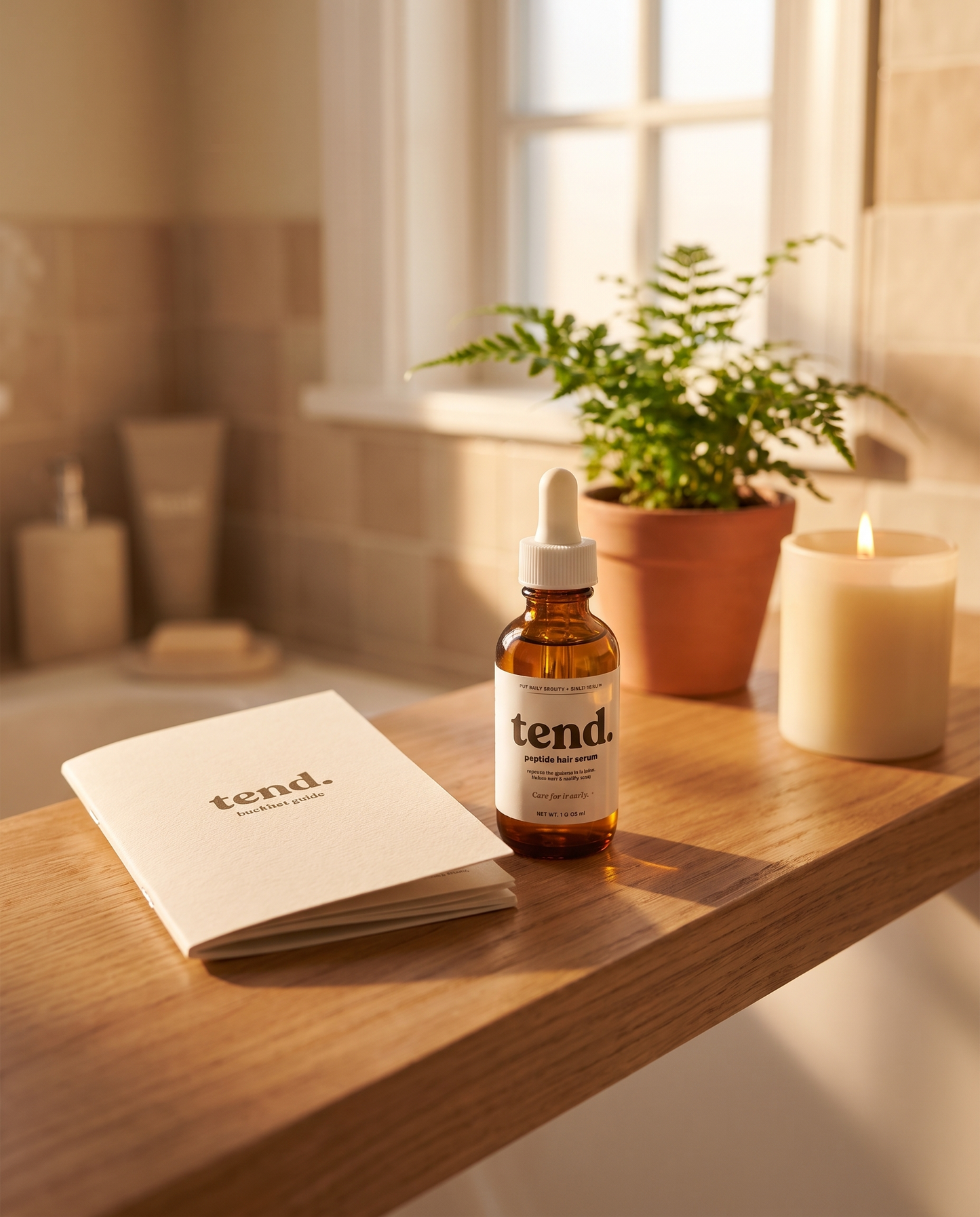 tend. early starter — Serum + 90-Day Guide